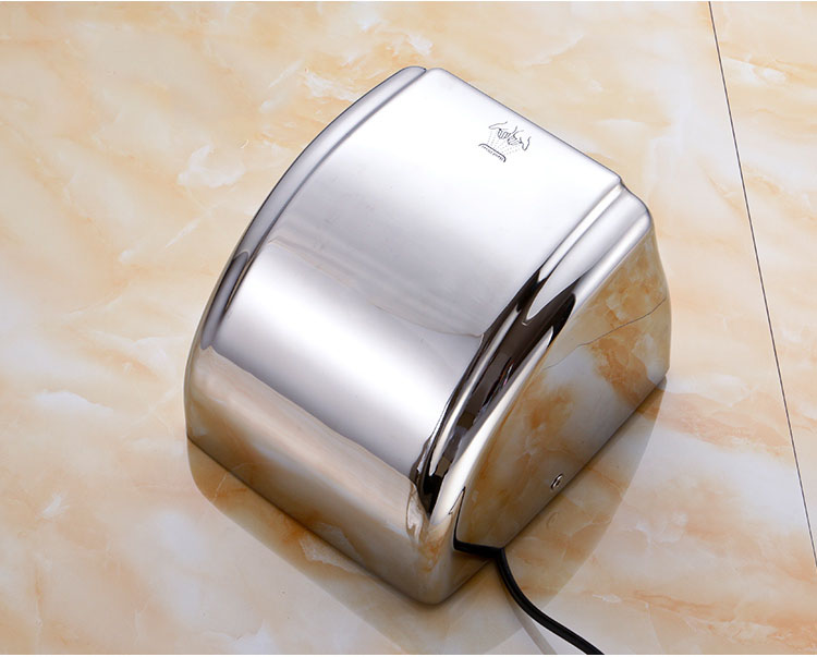 F-851S Hand Dryer — Brushed Stainless Steel detail view