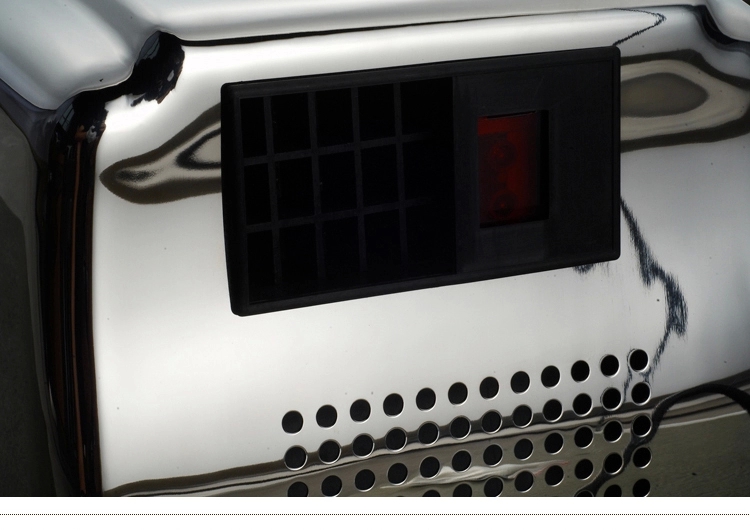 F-851S Hand Dryer — Brushed Stainless Steel installation view