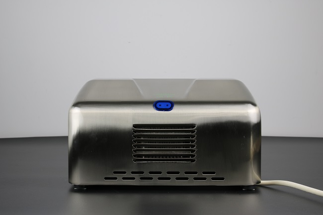 F-883 Hand Dryer — Metal finish detail