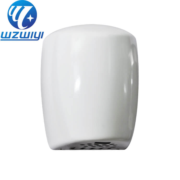 ABS plastic vertical hand dryer, model F-886W, 1250W motor with high-speed airflow, product photo