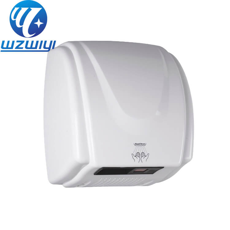 high-power hand dryer F-887W, ABS plastic construction, 2100W, for commercial use