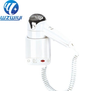1200W wall-mounted hair dryer H-709C, CE / RoHS, 2 heat settings for hospitality