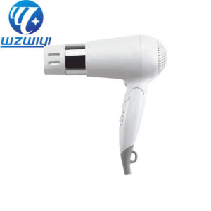 H-712A 1400W guest room hair dryer, 2 heat settings, wall-mounted, white ABS plastic body