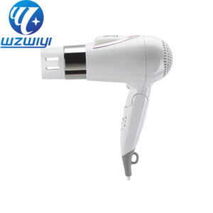 H-712B wall-mounted hair dryer, 1400W, 2 heat settings, 110V-220V, ABS plastic