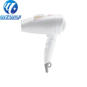 white ABS plastic bathroom hair dryer unit H-713B, 1200W, wall-mounted design