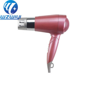 H-713C wall-mounted hair dryer, white ABS plastic, 1400W, 2 heat settings