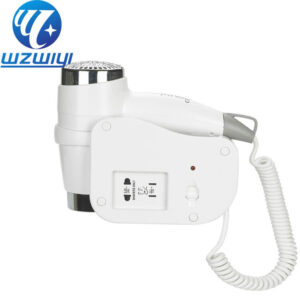 H-715B surface-mounted bathroom hair dryer, 1400W-1600W, 2 heat settings, wall installation