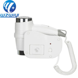 H-715C wall-mounted hair dryer for hotels, serviced apartments, gyms, 1400W-1600W, 2 heat settings