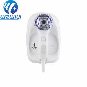 H-720C hotel bathroom hair dryer, 1200W, 3 heat settings with cool air, wall-mounted for guest rooms