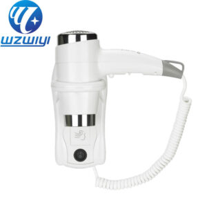 H-721B wall-mounted hair dryer for hotels, resorts, cruise ships, 1400W-1600W, 2 heat settings