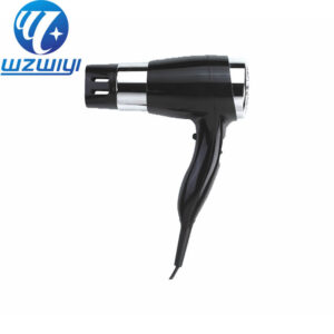 H-724 wall-mounted hair dryer, 1400W-1600W, 2 heat settings, 110V-220V, ABS plastic