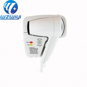 H-729AR-LP hotel bathroom hair dryer, 1200W, 2 heat settings, wall-mounted for guest rooms