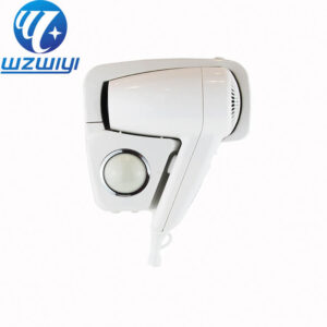 H-729AR-RL wall-mounted hair dryer for hotels, gyms, hospitals, apartments, 1200W, 2 heat settings