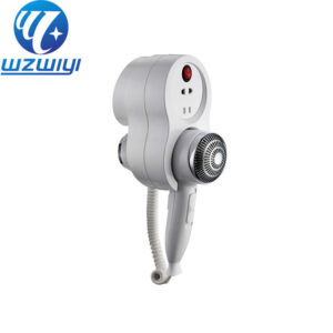 H-734B hair dryer with 14m/s airflow, 1600W, 3 heat settings with cool air, wall-mounted