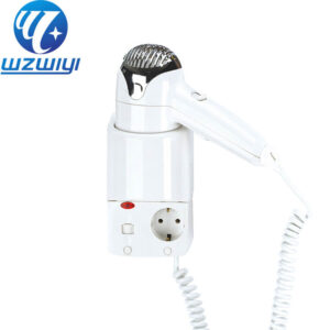 1200W wall-mounted hair dryer H-738B2, CE / RoHS, 2 heat settings for hospitality