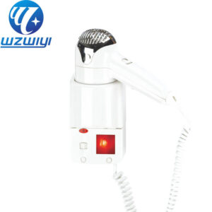 H-738B4 wall-mounted hair dryer for hotels, apartments, gyms, 1200W, 2 heat settings