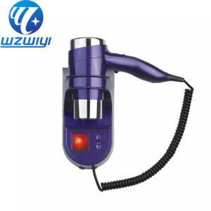 1600W wall-mounted hair dryer H-748-QL, CE / RoHS, 2 heat settings for hospitality