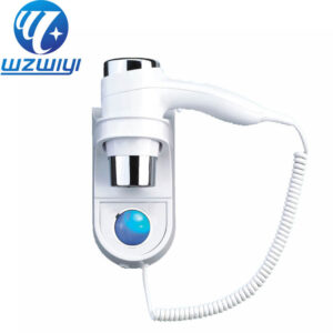 H-748-RL surface-mounted bathroom hair dryer, 1600W, 2 heat settings, wall installation