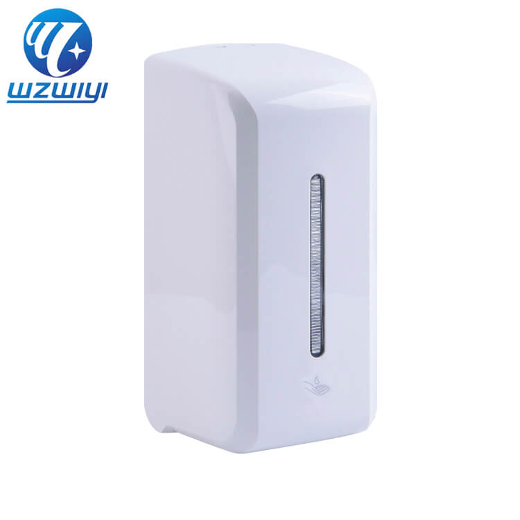 Y-199 850ml sensor-activated liquid soap dispenser, ABS plastic, dual-powered (DC and battery), wall-mounted