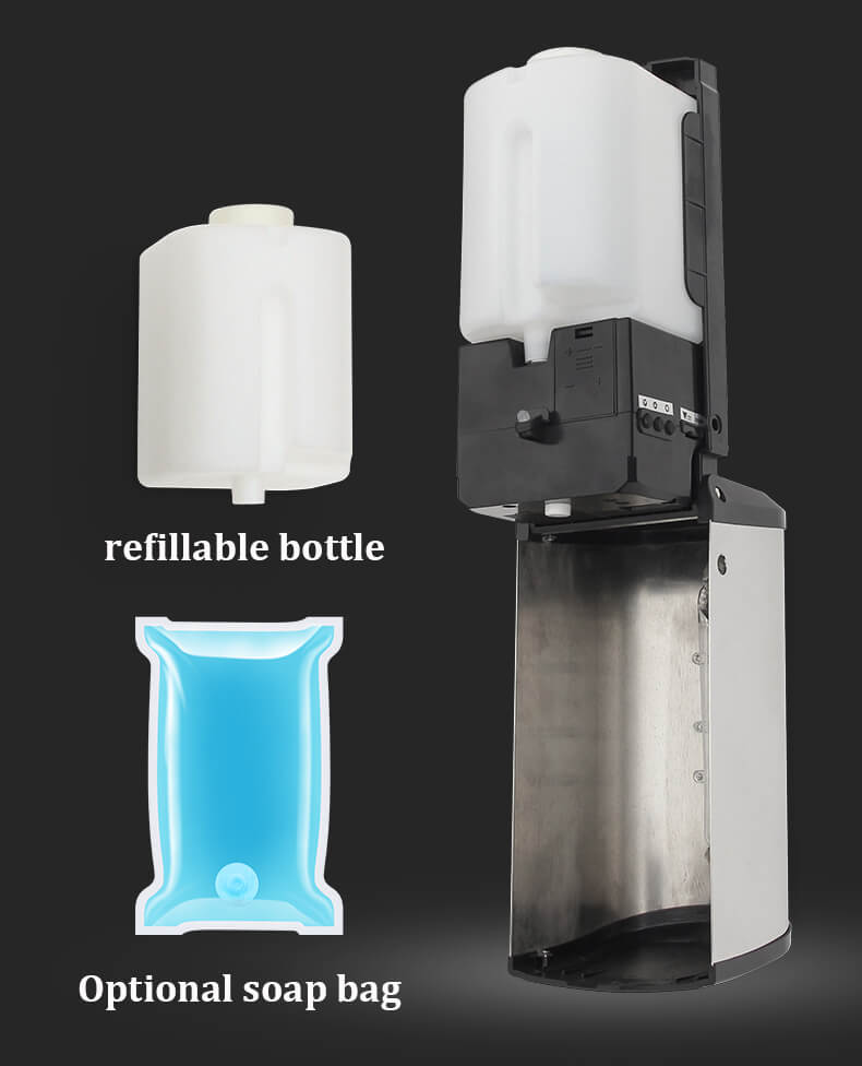 Y-219 Wall-Mounted Soap Dispenser finish detail