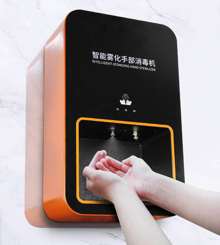 Y-221 Brushed Stainless Steel Soap Dispenser front view