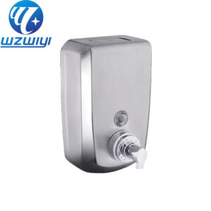 brushed metal manual push-bar foam soap dispenser, model Y-640B, 1000ml capacity